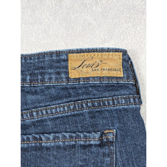 Levis Jeans Womens Size 8 29 Denim Mid Rise Skinny Slight Curve Shaping - Picture 10 of 10